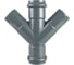 Крестовина AQUAVIVA НПВХ напорная 110/110x45 AQVKR11045 42814 1