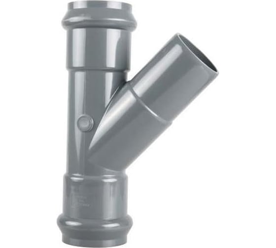 Тройник AQUAVIVA НПВХ напорный раструбный 110/110x45 AQV105110 32578 1