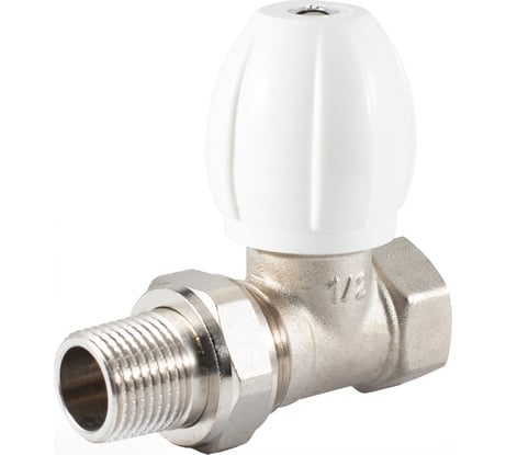 Клапан радиатора PROFACTOR регулирующий конусный затвор, прямой 1/2 PF RVS 372