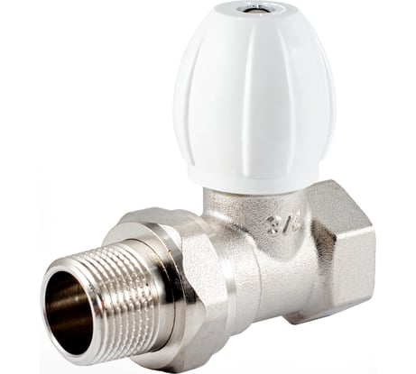 Клапан радиатора PROFACTOR регулирующий конусный затвор, прямой 3/4 PF RVS 373