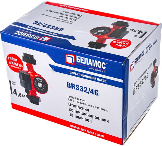 Циркуляционный насос БЕЛАМОС BRS32/4G (180 мм)
