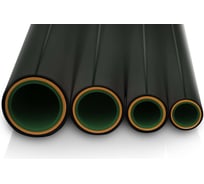 Труба Blue Ocean полипропиленовая со стекловолокном pn20/sdr7,4 - 32x4,4 UV-pro с защитой от ультрафиолета черная PPR-Fiber-G-HW(Bk)-32