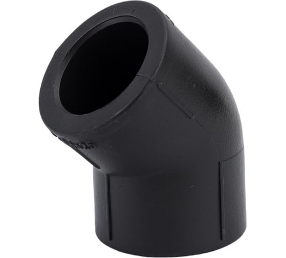 Угол Blue Ocean полипропиленовый 25x45 градусов UV-pro с защитой от ультрафиолета черный PPRF/45E-UV(Bk)-25