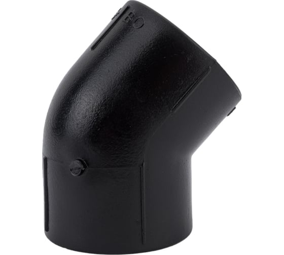 Угол Blue Ocean полипропиленовый 25x45 градусов UV-pro с защитой от ультрафиолета черный PPRF/45E-UV(Bk)-25