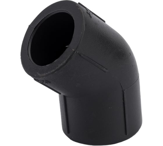 Угол Blue Ocean полипропиленовый 20x45 градусов UV-pro с защитой от ультрафиолета черный PPRF/45E-UV(Bk)-20