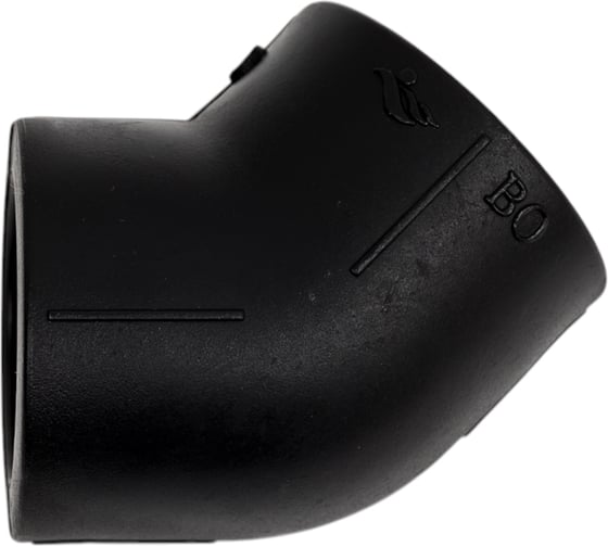 Угол Blue Ocean полипропиленовый 32x45 градусов UV-pro с защитой от ультрафиолета черный PPRF/45E-UV(Bk)-32 1