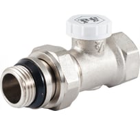 Настроечный клапан радиатора PROFACTOR прямой с уплотнением 1/2 PF RVS 376UR