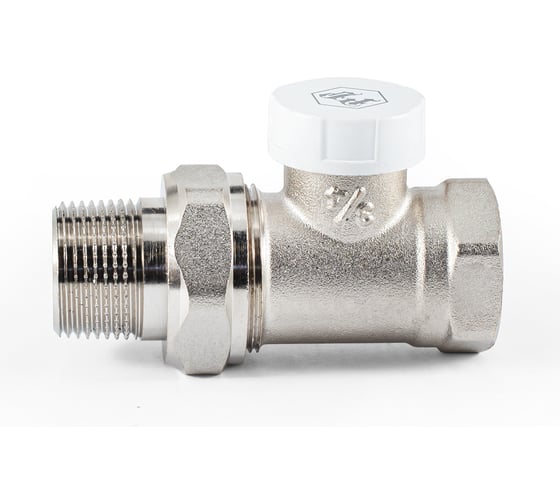 Настроечный клапан радиатора PROFACTOR прямой 3/4 PF RVS 377