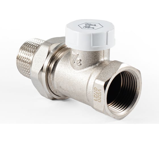 Настроечный клапан радиатора PROFACTOR прямой 3/4 PF RVS 377