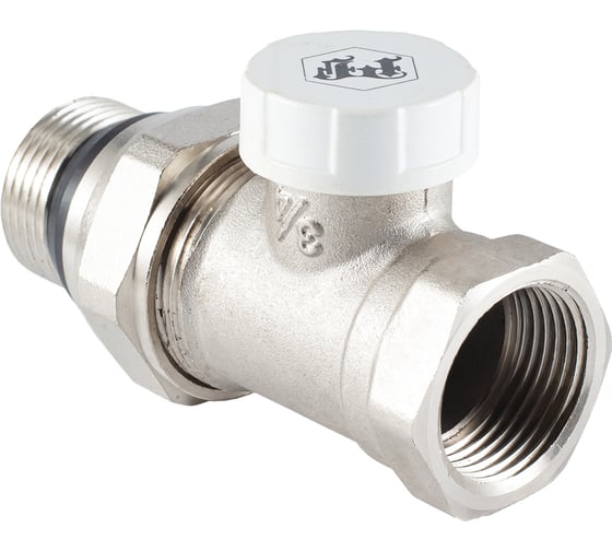 Настроечный клапан радиатора PROFACTOR прямой с уплотнением 3/4 PF RVS 377UR