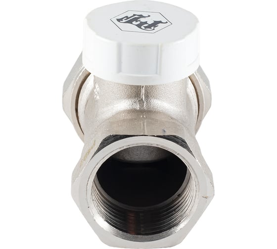 Настроечный клапан радиатора PROFACTOR прямой с уплотнением 3/4 PF RVS 377UR