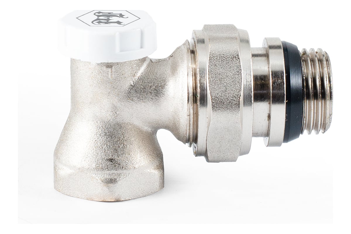 Настроечный клапан радиатора PROFACTOR угловой с уплотнением 1/2 PF RVA ...