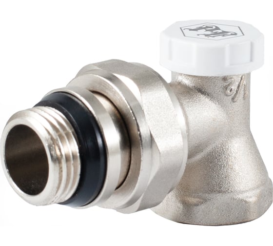 Настроечный клапан радиатора PROFACTOR угловой с уплотнением 1/2 PF RVA 378UR