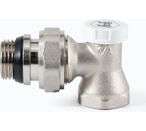 Настроечный клапан радиатора PROFACTOR угловой с уплотнением 1/2 PF RVA 378UR