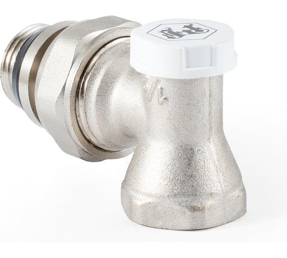 Настроечный клапан радиатора PROFACTOR угловой с уплотнением 1/2 PF RVA 378UR