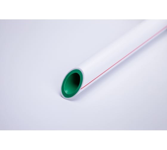 Труба RIIFO Alba PP-R/PP-R PN 12.5 SDR 11/S 5, 25x2.3 отрезок 4 м белая 1100046747 1