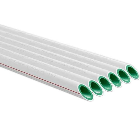 Труба RIIFO Alba PP-R/PP-R PN 12.5 SDR 11/S 5, 25x2.3 отрезок 4 м белая 1100046747