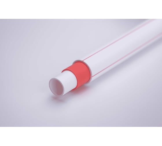 Труба RIIFO Alba PP-R/PP-R-GF/PP-R PN 25 SDR 6/S 2.5, 32x5.4, отрезок 4 м белая 1100046978 1