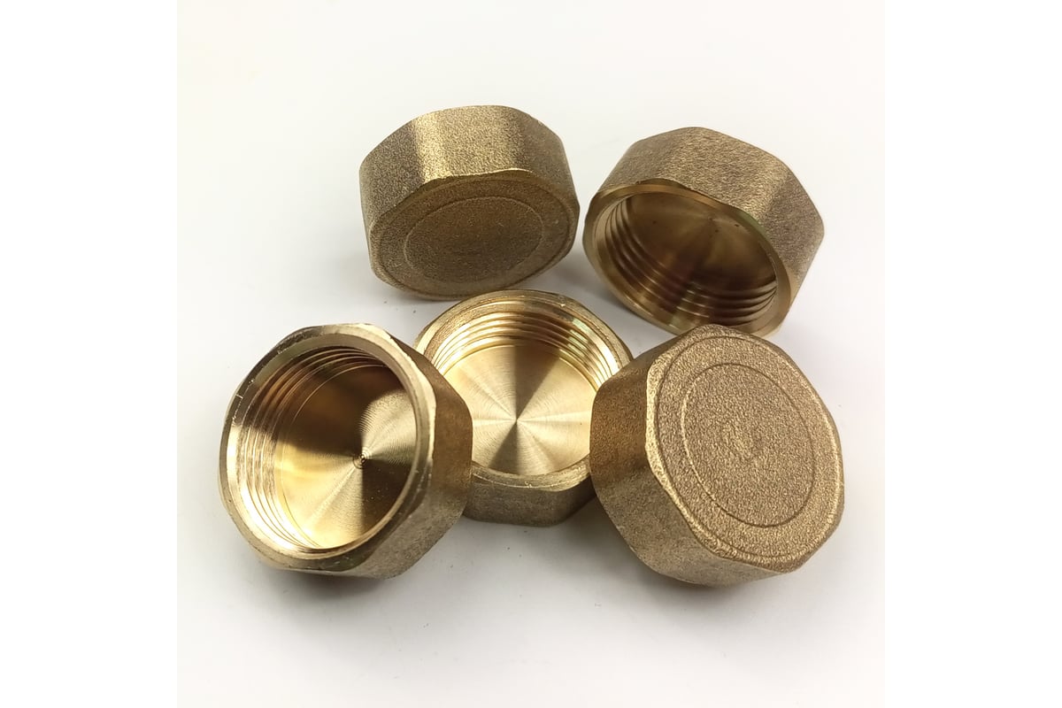 Заглушка Brassco G3/4 ВР Standart, 5 шт 4961490 - выгодная цена, отзывы ...