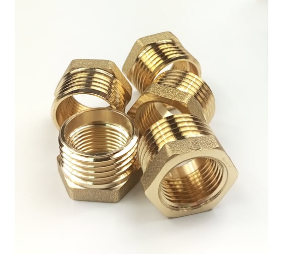 Футорка Brassco G1/2 х G1/4 Standart, 5 шт 4961544 1