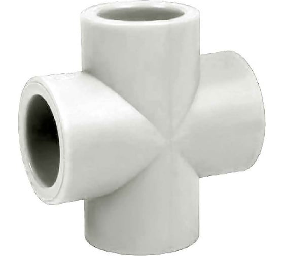 Крестовина RIIFO Alba PP-R 25-25-25-25 белая Уп 5шт) 1100047322