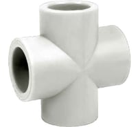 Двухплоскостная крестовина RIIFO Alba PP-R 25-25-25-25 белая (уп 5шт) 1100047319