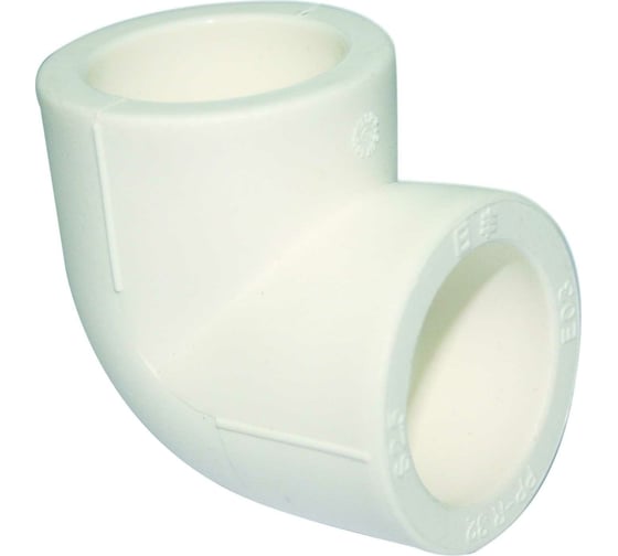 Угольник RIIFO Alba PP-R 90 25-25 белый (уп 10шт) 1100046777 1