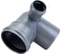 Отвод SINIKON с двумя патрубками ПП D 110x50x87 556003.R 4