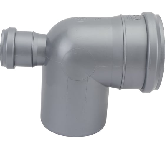 Отвод SINIKON с фронтальным патрубком (выход сзади) ПП D 110x50x87 551002.R