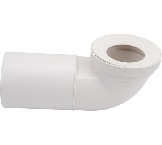 Отвод для унитаза SINIKON ПП D 110x90 (белое кольцо) PU.110090.W.R