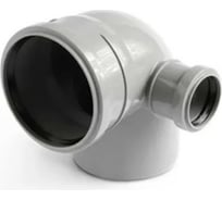 Отвод SINIKON с правым патрубком ПП D 110x50x87 554003.R