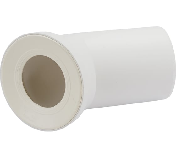 Отвод для унитаза SINIKON ПП D 110x45 (белое кольцо) PU.110045.W.R