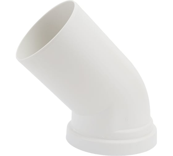 Отвод для унитаза SINIKON ПП D 110x45 (белое кольцо) PU.110045.W.R
