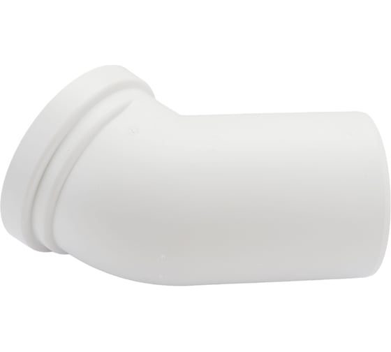 Отвод для унитаза SINIKON ПП D 110x45 (белое кольцо) PU.110045.W.R