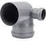 Отвод SINIKON с левым патрубком ПП D 110x50x87 552003.R 1