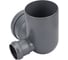 Отвод SINIKON с левым патрубком ПП D 110x50x87 552003.R 2