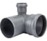 Отвод SINIKON с левым патрубком ПП D 110x50x87 552003.R 4