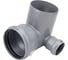 Отвод SINIKON с левым патрубком ПП D 110x50x87 552003.R 5