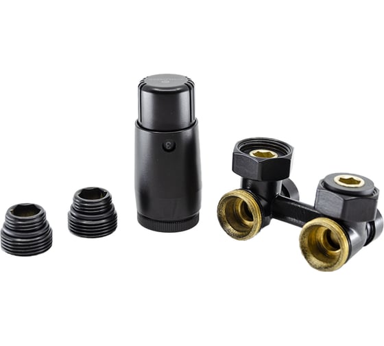 Комплект SCHLOSSER  Stabdard угловой G3/4x3/4 600800056 Ral 9005 matt 1