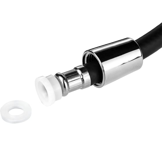 Шланг для душа ELKA 1/2"-1/2", 150 см, ПВХ, черный матовый ТД.030426