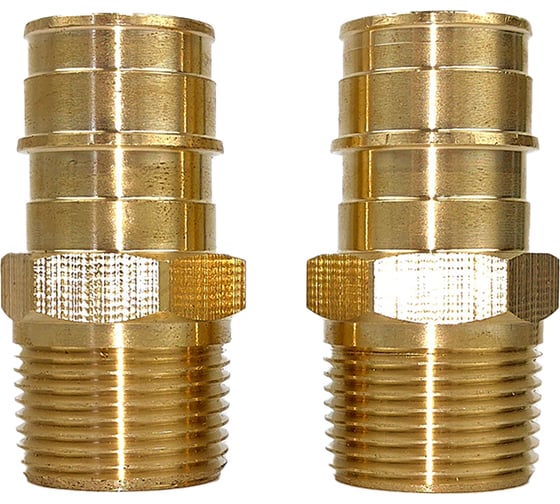 Муфта HG PE-X латунь 25x3/4 НР, 2 шт 4961339 1