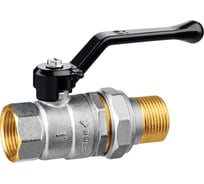 Шаровой кран ЗУБР полнопроходной с накидной гайкой "мама-папа" 1" 51320-1