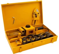 Аппарат для сварки пластиковых труб Denzel DWP-1500, 1500 Вт, 260-300 град., 6 насадок, 20-63 мм 94201