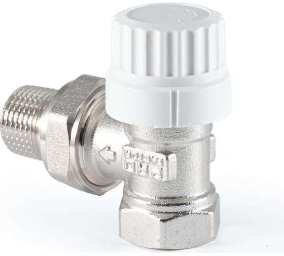 Термостатический клапан радиатора PROFACTOR угловой, с преднастройкой, 1/2 PF RVT 982
