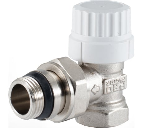 Термостатический клапан радиатора PROFACTOR угловой, с преднастройкой и уплотнением, 1/2 PF RVT 982UR