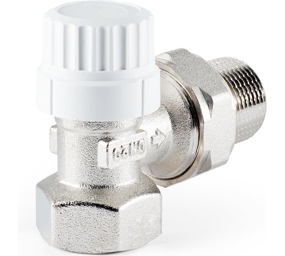 Термостатический клапан радиатора PROFACTOR угловой, с преднастройкой, 3/4 PF RVT 983