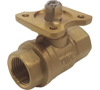 Двухходовой шаровой кран TECHNO 2015C латунный, под привод DN15, G1/2, КVS 6,3 640215-3