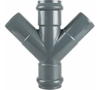 Крестовина AQUAVIVA НПВХ напорная 160/160x45 AQVKR16045 42815