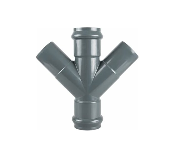 Крестовина AQUAVIVA НПВХ напорная 160/160x45 AQVKR16045 42815