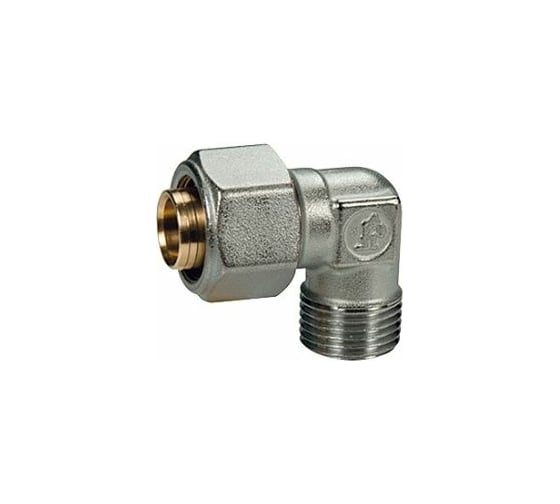 Угольник Giacomini 90, Н, 3/4, 20x2, латунь, хромированный R562MX061 1